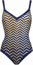 Charmline Shadow Play badpak -plum gold- maat 46D