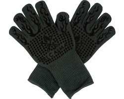 Recalma Hittebestendige Ovenwanten & Bbq Handschoenen - tot 800 °C - 2 stuks - Barbecue Handschoenen - Zwart Recalma Hittebestendige Ovenwanten & Bbq Handschoenen - tot 800 °C - 2 stuks - Barbecue Handschoenen - Zwart