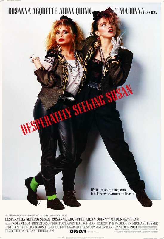 Poster- Desperately Seeking Susan met Madonna, Filmposter