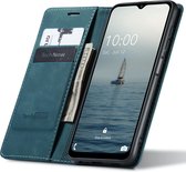 Hoesje geschikt voor Samsung Galaxy A13 4G / 5G / A04s - Book Case Leer Slimline Blauw