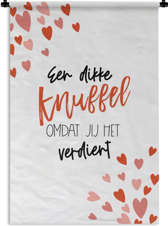 Tapisserie - Tissu mural - Guéris bientôt - Proverbes - Câlins - Nounours cm - Tapisserie