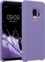kwmobile telefoonhoesje geschikt voor Samsung Galaxy S9 - Hoesje met siliconen coating - Smartphone case in violet lila