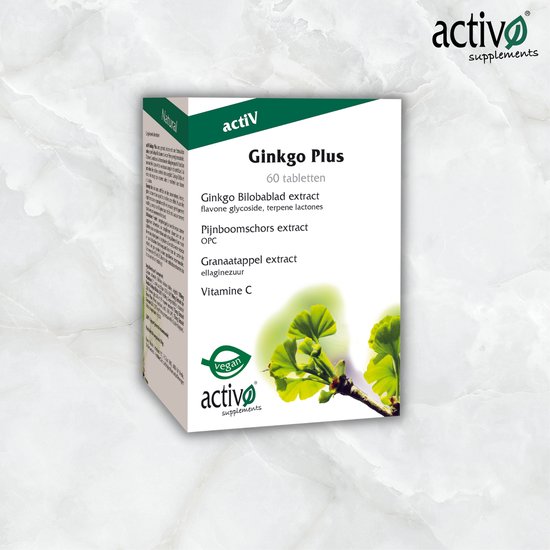 Ginkgo Plus activO - 60 Tabletten - Supplements