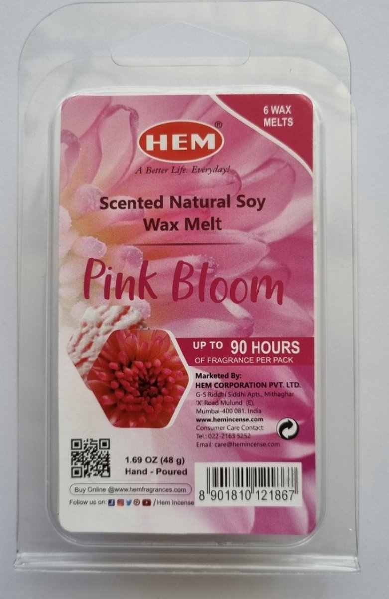 HEM wax melts Pink Bloom