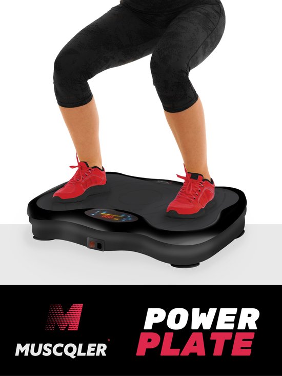Muscqler PowerPlate Trilplaat - Fitness Trilplaat - Vibratieplaat - Trilplatform - Trilplaat voor Thuis