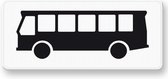 Verkeersbord OB12 alleen voor bussen - aluminium DOR 450 x 200 mm Klasse 2 - 10 jaar garantie