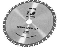 Holzmann Reserve zaagblad voor de Holzmann MKS180 - Metaal - Ø180 mm
