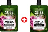 Gliss Kur Bio-Tech Weekly Therapy Haarmasker 2 x 50 ml