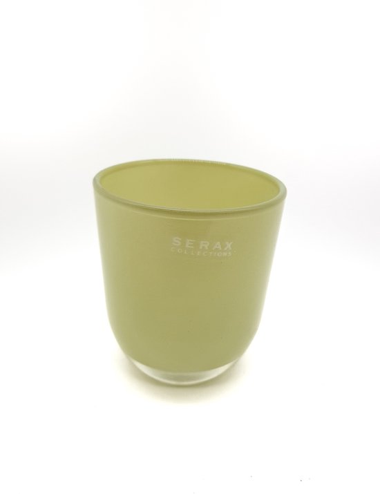 Serax - Waxinelicht - Glas - Groen - 8 x 7 x 7 cm