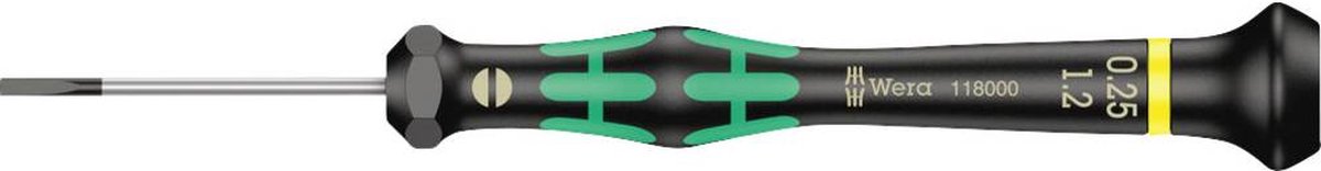 Wera 2035 Elektronica en fijnmechanica Platte schroevendraaier Kopbreedte: 2.5 mm Koplengte: 40 mm