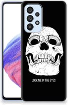Silicone Case Geschikt voor Samsung Galaxy A53 5G Telefoonhoesje Skull Eyes