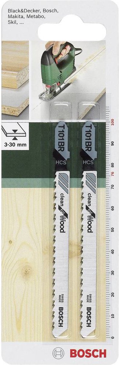 Bosch - Decoupeerzaagblad HCS, T 101 BR Clean for Wood