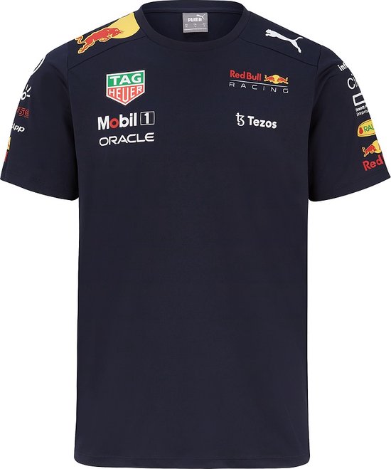 Red Bull Racing Teamline T-Shirt 2022 Maat M -Max Verstappen t-shirt -formule 1 -Dutch Grand Prix-