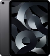 Apple iPad Air (2022) - 10.9 inch - WiFi + 5G - 256GB - Spacegrijs met grote korting