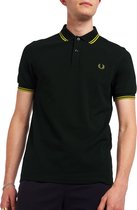Fred Perry - Polo Groen P25 - Slim-fit - Heren Poloshirt Maat M