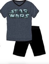 Star Wars heren shortama blauw/zwart, volwassenen, maat M