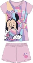 Disney Minnie Mouse Pyjama / Shortama  -  Katoen - Roze - Maat 104