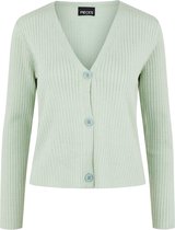 Pieces PCREJSA LS KNIT CARDIGAN KAC BFD BC Dames Vest Silt Green  - Maat M