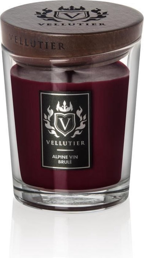 Vellutier Geurkaars Medium Alpine Vin Brulé - 12 cm / ø 9 cm