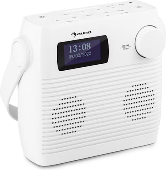 auna Splash doucheradio - DAB+ / FM radio tuner - Bluetooth - CD / MP3 /  USB -... | bol.com