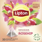3x LIPTON - Herbal infusion roseship - 20 theezakjes