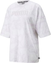PUMA Summer Graphic AOP Tee Dames T-Shirt - Maat L