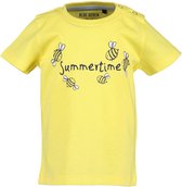 Blue Seven - T-shirt - summertime - geel - Maat 80