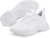 PUMA Cassia Dames Sneakers - White/Gold - Maat 41