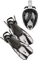 Ocean Reef Combo Aria QR+ Snorkelmasker + DUO Snorkelvinnen