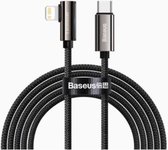 Baseus 2m Kabel USB-C naar Lightning Legend Series, PD, 20W, Zwart