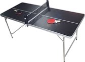 BeerCup Alley tafeltennistafel - ping pong tafel - 80 x 76 x 180 cm - Inklapbaar - Aluminium - Met handvaten
