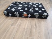 Lovely Nights blokkussen Teddy 2 paw black 120x75