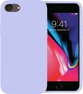 Ceezs telefoonhoesje geschikt voor Apple iPhone SE 2022 / 2020 / iPhone 7/8 hoesje - silicone backcover - optimale bescherming - Lavendel