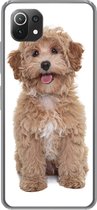 Geschikt voor Xiaomi 11T hoesje - Hond - Huisdieren - Vacht - Siliconen Telefoonhoesje