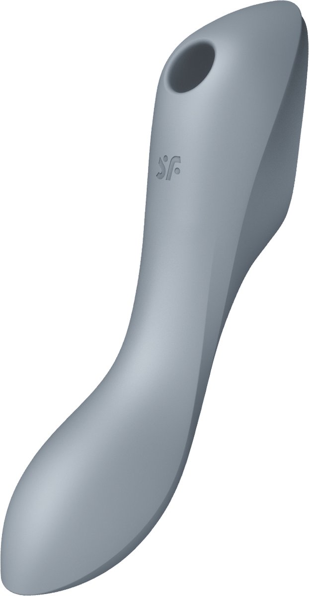 Satisfyer, drukgolfvibrator, Curvy Trinity 3, 17,5 cm, 3 motoren, veelzijdig, drukgolven en trillingen