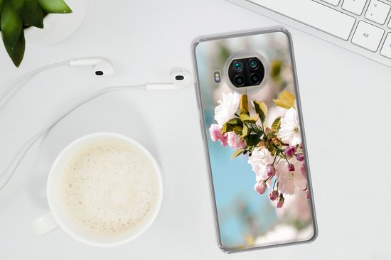 Telefoonhoesje Geschikt voor Xiaomi Mi 10T Lite 5G hoesje - Bloemen - Bloesem - Lente - Siliconen Telefoonhoesje Telefoonhoesje