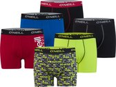 6-Pack - O'Neill - Heren Boxershorts - Maat L - Rood - Blauw - Zwart - Groen - Criss Cross