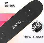 funpro Skate 21 skateboard klein - voor kinderen & tieners - 7-laags esdoornhout - Verkrijgbaar in 2 formaten