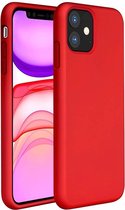 Iphone 11 PRO - Siliconen telefoonhoesje - Rood