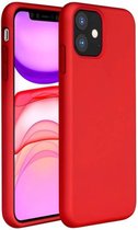 Iphone 11 - Siliconen telefoonhoesje - Rood