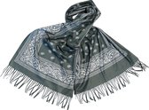 Jessidress® Sjaal Dame Sjaals Elegante Dames Wintersjaal Omslagdoek 190 x 70 cm - Grijs