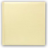Fotoboek/fotoalbum met 20 paginas beige - 32 x 32 x 2,5 cm