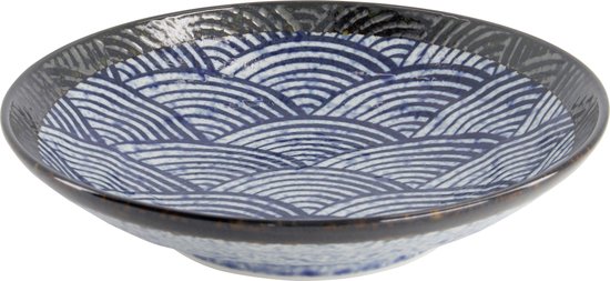 Tokyo Design Studio | Nippon Blue | LOT DE 4 ASSIETTES | En Porcelaine