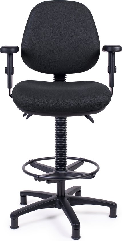 Stuurstoel Schelde 260-NA Zware Kunststof voet met Voetsteun