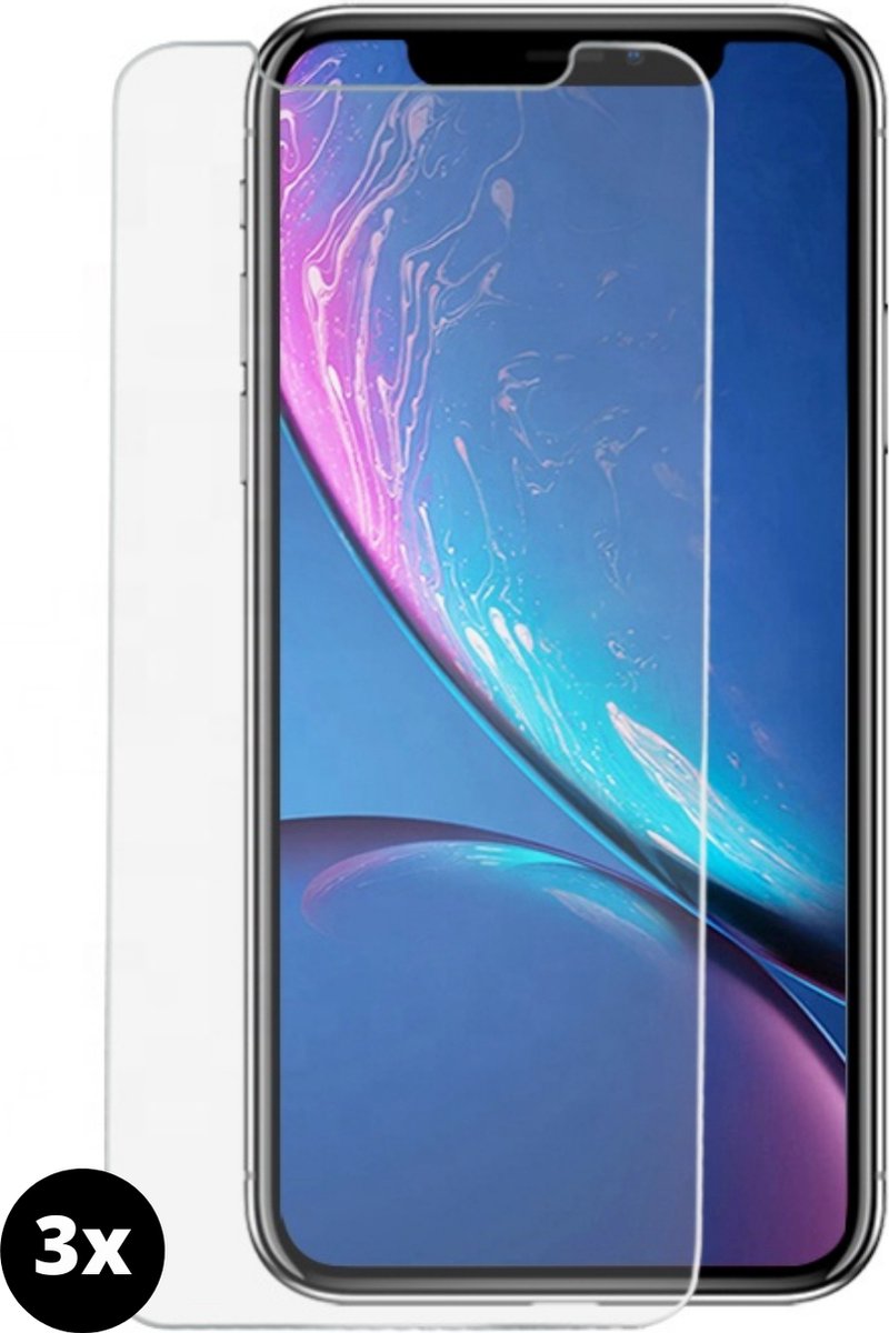 Fooniq Screenprotector Transparant 3x - Geschikt Voor Apple iPhone 11 Pro Max