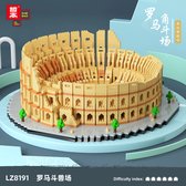 Lezi Colosseum Rome Italië - Architectuur / Gebouwen - Nanoblocks / miniblocks - Bouwset / 3D puzzel - 5594 bouwsteentjes