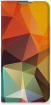 Smartphone Hoesje OPPO Find X5 Pro Leuk Book Case Polygon Color