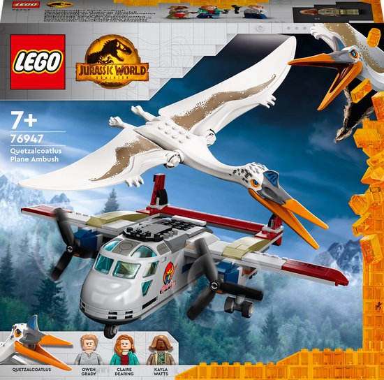 LEGO Jurassic World Quetzalcoatlus Vliegtuighinderlaag - 76947