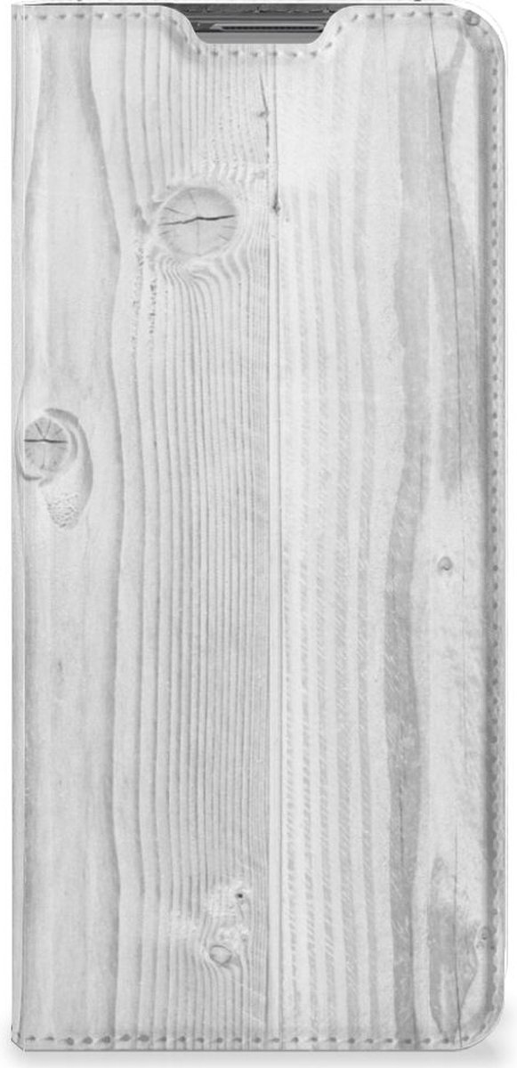 OPPO Find X5 Book Wallet Case White Wood
