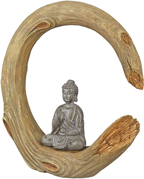 Gilde Handwerk Sculptuur Beeld Polyresin Buddha